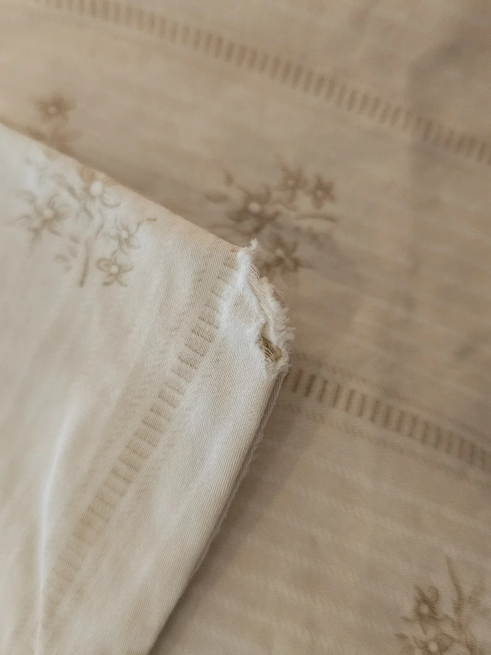 VTG Ralph Lauren Villandry King Sheet Set 450TC Made in Italy 4pc Fair/Cutter